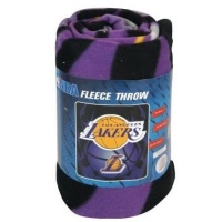 NBA Los Angeles Lakers Fleece Throw 50 x 60 NBA Los Angeles Lakers Fleece Throw 50 x 60