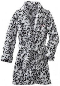 Calvin Klein Girls 7-16 Camo Print Robe, Black, 14/16 Calvin Klein Girls 7-16 Camo Print Robe, Black, 14/16