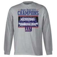 New York Giants Reebok NFL Super Bowl XLVI Read All About It Long Sleeve T-Shirt New York Giants Reebok NFL Super Bowl XLVI Read All About It Long Sleeve T-Shirt