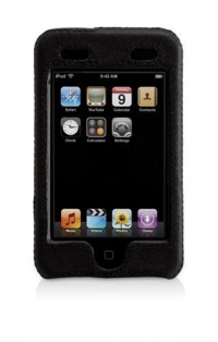 Griffin Elan Form Hard-Shell Leather Case for iPod touch 1G (Black)