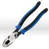 Klein J2000-9NECRTP High-Leverage Side-Cutting Pliers-Connector Crimping and Fish Tape Pulling