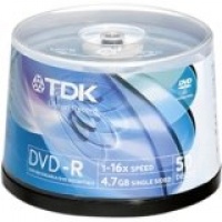 TDK 16X DVD+R 100PK Spindle TDK 16X DVD+R 100PK Spindle