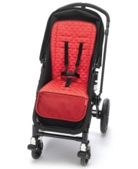 Add some style to your stroller while protecting it from crumbs and spills. Little ones get a cushy ride and plenty of airflow from raised memory foam. The liner's multiple slots accommodate any stroller strap configuration while non-slip backing keeps it in place. Add some style to your stroller while protecting it from crumbs and spills. Little ones get a cushy ride and plenty of airflow from raised memory foam. The liner's multiple slots accommodate any stroller strap configuration while non-slip backing keeps it in place.