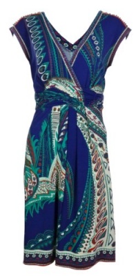 Eci New York Women's Printed Jersey Dress Eci New York Women's Printed Jersey Dress