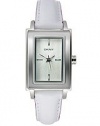 DKNY 3-Hand Silver-Tone Rectangle Tank Women's watch #NY8773