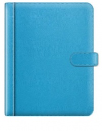 Pierre Belvedere A4/Letter Size Snap Portfolio, Refillable, Aqua (470320) Pierre Belvedere A4/Letter Size Snap Portfolio, Refillable, Aqua (470320)