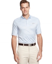 Put in a top performance with this golf shirt from Greg Norman for Tasso Elba featuring PlayDry® technology for comfort. Put in a top performance with this golf shirt from Greg Norman for Tasso Elba featuring PlayDry® technology for comfort.