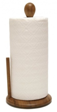 Lipper Bamboo Collection Standing Paper Towel Holder Lipper Bamboo Collection Standing Paper Towel Holder