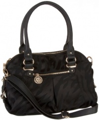 Anne Klein Mane Trinity AA-0025010AA Satchel,Black/Black,One Size Anne Klein Mane Trinity AA-0025010AA Satchel,Black/Black,One Size