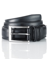 Don't short change the final details. This Geoffrey Beene belt is the sophisticated dress style you need. Don't short change the final details. This Geoffrey Beene belt is the sophisticated dress style you need.