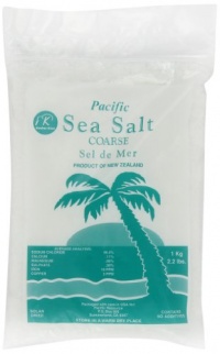 Pacific Salt Coarse Sea Salt, 2.2 Pound Bags (Pack of 4) Pacific Salt Coarse Sea Salt, 2.2 Pound Bags (Pack of 4)