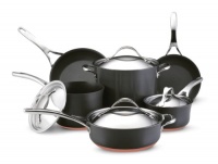 Anolon Nouvelle Copper Hard Anodized Nonstick 10-Piece Cookware Set Anolon Nouvelle Copper Hard Anodized Nonstick 10-Piece Cookware Set