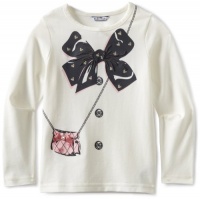 Hartstrings Girls 2-6X Toddler Purse Motif Long Sleeve Tee, Marshmallow, 2T Hartstrings Girls 2-6X Toddler Purse Motif Long Sleeve Tee, Marshmallow, 2T