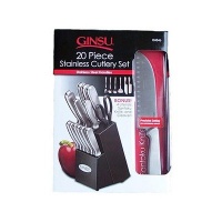 20 Piece Stainless Cutlery with Traditional Block Set 20 Piece Stainless Cutlery with Traditional Block Set