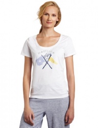 Nautica Sleepwear Women's Flag Graphic Short Sleeve Tee Nautica Sleepwear Women's Flag Graphic Short Sleeve Tee