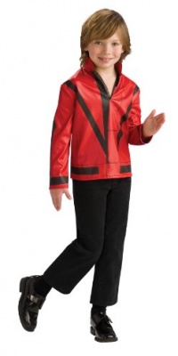 Michael Jackson Costume, Child's Thriller Red Jacket Costume Michael Jackson Costume, Child's Thriller Red Jacket Costume