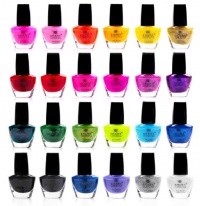 SHANY Cosmetics The Cosmopolitan Nail Polish Set (24 Colors Premium Quality and Quick Dry), 40 Fluid Ounce SHANY Cosmetics The Cosmopolitan Nail Polish Set (24 Colors Premium Quality and Quick Dry), 40 Fluid Ounce