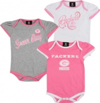 Newborn Green Bay Packers 3 Piece Creeper Set (0/3M - 6/9m) 0-3 Months Newborn Green Bay Packers 3 Piece Creeper Set (0/3M - 6/9m) 0-3 Months