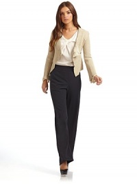 THE LOOKAsymmetric front with single button closurePaneled seamingFlared sleeves with slit cuffsPleated leather panel at center backTHE FITAbout 18 from shoulder to hemTHE MATERIALLambskinFully linedCARE & ORIGINDry cleanMade in Italy THE LOOKAsymmetric front with single button closurePaneled seamingFlared sleeves with slit cuffsPleated leather panel at center backTHE FITAbout 18 from shoulder to hemTHE MATERIALLambskinFully linedCARE & ORIGINDry cleanMade in Italy
