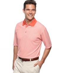 This short-sleeved golf polo from Champions Tour features performance fabric to keep you cool, dry and stylish out on the links. (Clearance) This short-sleeved golf polo from Champions Tour features performance fabric to keep you cool, dry and stylish out on the links. (Clearance)