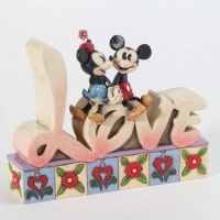 Disney Traditions by Jim Shore Love Inspirational Word Plaque 4-3/4-Inch Disney Traditions by Jim Shore Love Inspirational Word Plaque 4-3/4-Inch