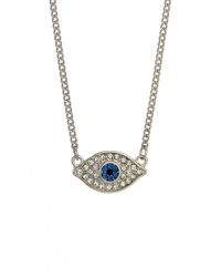Crystal Lucky Eye Necklace Known to Ward Off Evil, Jewelry Trendy Style Silver Tone Rhodium Plated, Perfect for Every Occasion, Gift and Holidays, Arrives in Gift Box--Free Shipping Crystal Lucky Eye Necklace Known to Ward Off Evil, Jewelry Trendy Style Silver Tone Rhodium Plated, Perfect for Every Occasion, Gift and Holidays, Arrives in Gift Box--Free Shipping