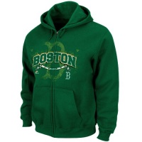 MLB Majestic Boston Red Sox Green Is In Full Zip Hoodie - Kelly Green MLB Majestic Boston Red Sox Green Is In Full Zip Hoodie - Kelly Green