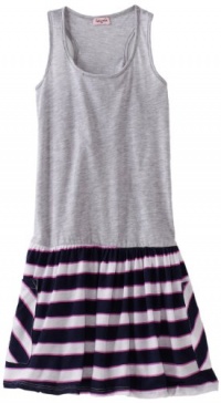 Splendid Girls 7-16 Scarf Stripe Dress, Denim, 7/8 Splendid Girls 7-16 Scarf Stripe Dress, Denim, 7/8