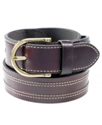 This classic belt from Tommy Hilfiger will give your business style a timeless heritage look.