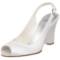 Stuart Weitzman Women's Vevey Satin Slingback Pump,White Satin,4.5 M US Stuart Weitzman Women's Vevey Satin Slingback Pump,White Satin,4.5 M US