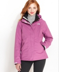The North Face's Ava Triclimate jacket is three layers in one. Wear the shell or liner by themselves, or combine them together for extra protection from the elements. The North Face's Ava Triclimate jacket is three layers in one. Wear the shell or liner by themselves, or combine them together for extra protection from the elements.