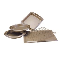 Anolon Advanced Bronze Nonstick Bakeware 5-Piece Set Anolon Advanced Bronze Nonstick Bakeware 5-Piece Set