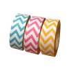 Dress My Cupcake Whimsy Chevron Summer Collection Washi Tape, Pink/Aqua/Orange, Set of 3