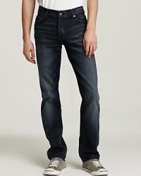 With a slim, straight leg for a hip, modern silhouette, these jeans rock a downtown vibe from day to night. Wear them with a blazer and button-down for an edgy, polished look, or pair with a slubby pocket tee for a timeless classic. With a slim, straight leg for a hip, modern silhouette, these jeans rock a downtown vibe from day to night. Wear them with a blazer and button-down for an edgy, polished look, or pair with a slubby pocket tee for a timeless classic.