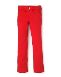 Who said the colored denim craze was limited to grown-ups? The bright trend fits right in with kidswear, and what better label to embrace it with than J Brand? Who said the colored denim craze was limited to grown-ups? The bright trend fits right in with kidswear, and what better label to embrace it with than J Brand?