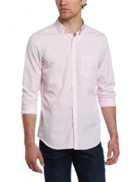 Calvin Klein Sportswear Men's Slim Long Sleeve Ladder Stripe Dobby Woven Calvin Klein Sportswear Men's Slim Long Sleeve Ladder Stripe Dobby Woven