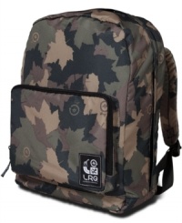 From school to the streets, this LRG backpack keeps your essentials close at hand. From school to the streets, this LRG backpack keeps your essentials close at hand.