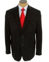 Ralph Lauren Mens Black Micro Corduroy Sport Coat Jacket