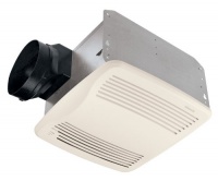 Broan QTXE110S Ultra Silent 110-CFM Humidity-Sensing Auto-On/Off Bath Fan, White Broan QTXE110S Ultra Silent 110-CFM Humidity-Sensing Auto-On/Off Bath Fan, White