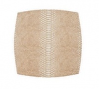 Kim Seybert Anaconda Set of Four 15 in Sq Placemats - Natural Kim Seybert Anaconda Set of Four 15 in Sq Placemats - Natural