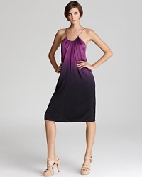 Crafted from dip-dyed silk charmeuse, this slinky Joie dress is as elegant as it is effortless. Crafted from dip-dyed silk charmeuse, this slinky Joie dress is as elegant as it is effortless.