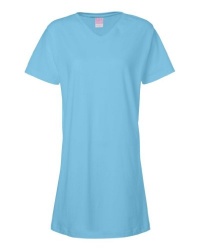 L.A.T Sportswear Ladies'V-Neck Cover Up Dress (Aqua, 2X) L.A.T Sportswear Ladies'V-Neck Cover Up Dress (Aqua, 2X)