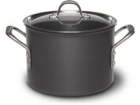 Calphalon 6-qt. Commercial Hard-Anodized Stockpot. Calphalon 6-qt. Commercial Hard-Anodized Stockpot.