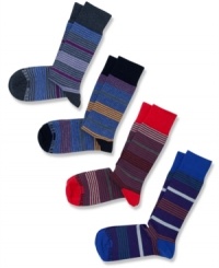 Add some color to your workweek style with these socks from Hugo Boss. Add some color to your workweek style with these socks from Hugo Boss.
