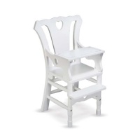 Melissa & Doug Deluxe Wooden Doll High Chair Melissa & Doug Deluxe Wooden Doll High Chair