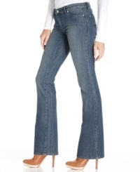 These jeans from MICHAEL Michael Kors are an essential with a flattering bootcut silhouette and gorgeous wash. These jeans from MICHAEL Michael Kors are an essential with a flattering bootcut silhouette and gorgeous wash.