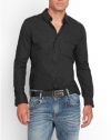 GUESS Military Shirt in Dean Smart Slim Fit