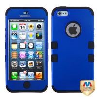 MYBAT IPHONE5HPCTUFFSO005NP Premium TUFF Case for iPhone 5 - 1 Pack - Retail Packaging - Titanium Dark Blue/Black MYBAT IPHONE5HPCTUFFSO005NP Premium TUFF Case for iPhone 5 - 1 Pack - Retail Packaging - Titanium Dark Blue/Black