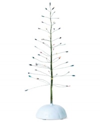 Shed new light on a Christmas village with the Twinkle Brite tree, featuring a colored light at the tip of each branch, from Department 56. Shed new light on a Christmas village with the Twinkle Brite tree, featuring a colored light at the tip of each branch, from Department 56.