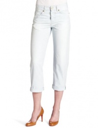 MiH Jeans Women's London Boy Cropped Stripe Jean, Stripe, 30 MiH Jeans Women's London Boy Cropped Stripe Jean, Stripe, 30